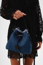 Дънкова Miami Denim Bucket Bag - Image 4