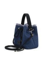 Дънкова Miami Denim Bucket Bag - Image 5